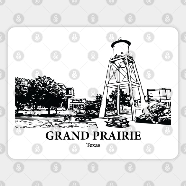 Grand Prairie - Texas Magnet by Lakeric